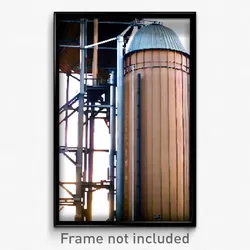 Pixel Art Poster - Terrific Silo (8 Bit Psychedelic Trippy Video Game Print)