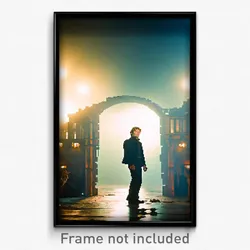 Pixel Art Poster - Plastic Hamlet (8 Bit Psychedelic Trippy Video Game Print)