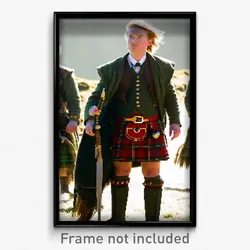 Pixel Art Poster - Adorable Highland (8 Bit Psychedelic Trippy Video Game Print)