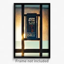 Pixel Art Poster - Hard To Find Ranch (8 Bit Psychedelic Video Game Print)