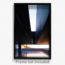 Pixel Art Poster - Black Overhang (8 Bit Psychedelic Trippy Video Game Print)