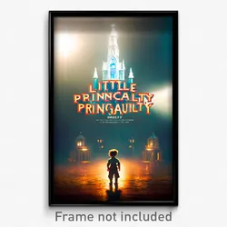 Pixel Art Poster - Little Principality (8 Bit Psychedelic Video Game Print)