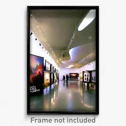 Pixel Art Poster - Extra Small Gallery (8 Bit Psychedelic Video Game Print)