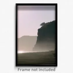 Pixel Art Poster - Muted Promontory (8 Bit Psychedelic Trippy Video Game Print)