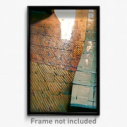 Pixel Art Poster - Antique Tile (8 Bit Psychedelic Trippy Video Game Print)