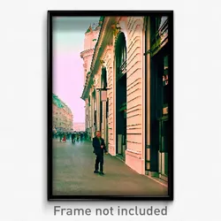 Pixel Art Poster - Clean Vienna (8 Bit Psychedelic Trippy Video Game Print)