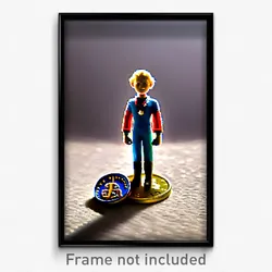 Pixel Art Poster - Miniature Pound (8 Bit Psychedelic Trippy Video Game Print)
