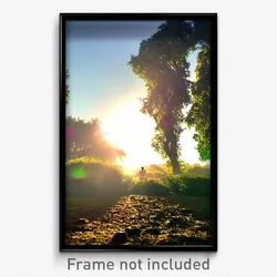 Pixel Art Poster - Natural Labor Day (8 Bit Psychedelic Trippy Video Game Print)