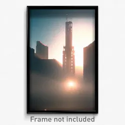 Pixel Art Poster - Alive Rise (8 Bit Psychedelic Trippy Weird Video Game Print)