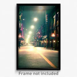 Pixel Art Poster - Active Avenue (8 Bit Psychedelic Trippy Video Game Print)