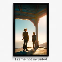 Pixel Art Poster - Treasured Lookout (8 Bit Psychedelic Trippy Video Game Print)
