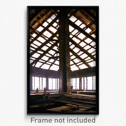 Pixel Art Poster - Tremendous Granary (8 Bit Psychedelic Video Game Print)