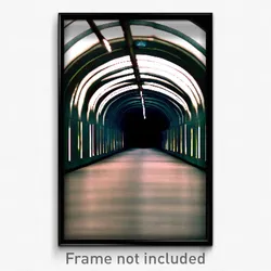 Pixel Art Poster - Original Tunnel (8 Bit Psychedelic Trippy Video Game Print)