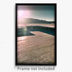 Pixel Art Poster - Concrete Plains (8 Bit Psychedelic Trippy Video Game Print)
