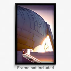 Pixel Art Poster - Faraway Observatory (8 Bit Psychedelic Video Game Print)