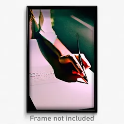 Pixel Art Poster - Sharp Pen (8 Bit Psychedelic Trippy Weird Video Game Print)