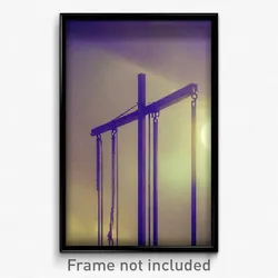 Pixel Art Poster - Unnatural Gallows (8 Bit Psychedelic Trippy Video Game Print)