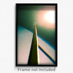 Pixel Art Poster - Clear Junction (8 Bit Psychedelic Trippy Video Game Print)