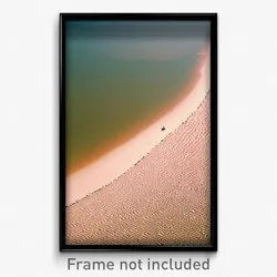 Pixel Art Poster - Massive Sandbar (8 Bit Psychedelic Trippy Video Game Print)