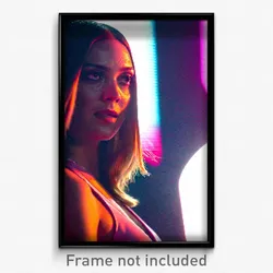 Pixel Art Poster - Candid Vicarge (8 Bit Psychedelic Trippy Video Game Print)