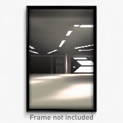 Pixel Art Poster - Colorless Meeting Place (8 Bit Psychedelic Video Game Print)