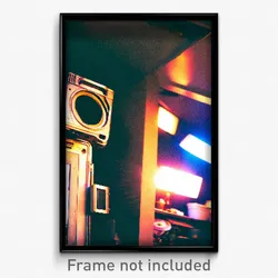 Pixel Art Poster - Cluttered Aperture (8 Bit Psychedelic Video Game Print)