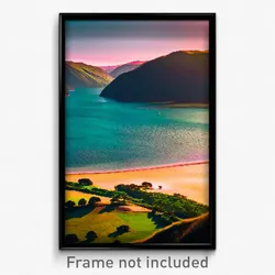Pixel Art Poster - Vibrant Firth (8 Bit Psychedelic Trippy Video Game Print)