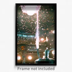 Pixel Art Poster - Bubbly Boiler Room (8 Bit Psychedelic Video Game Print)