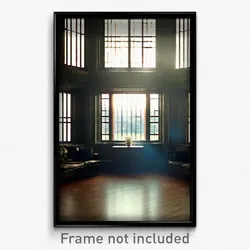 Pixel Art Poster - Impressive Window (8 Bit Psychedelic Trippy Video Game Print)