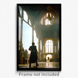 Pixel Art Poster - Rundown Earldom (8 Bit Psychedelic Trippy Video Game Print)