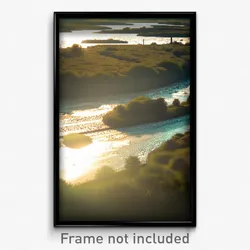 Pixel Art Poster - Measly River (8 Bit Psychedelic Trippy Video Game Print)