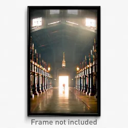 Pixel Art Poster - Gargantuan Armoury (8 Bit Psychedelic Video Game Print)