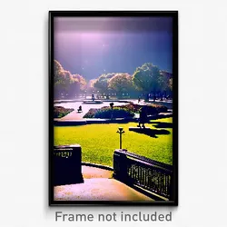 Pixel Art Poster - Massive Park (8 Bit Psychedelic Trippy Video Game Print)