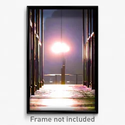 Pixel Art Poster - Uncommon Territory (8 Bit Psychedelic Video Game Print)