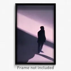 Pixel Art Poster - Unimaginable Shadow (8 Bit Psychedelic Video Game Print)