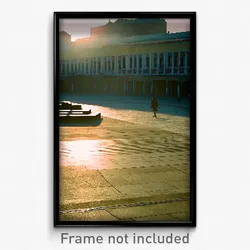 Pixel Art Poster - Rundown Plaza (8 Bit Psychedelic Trippy Video Game Print)