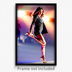 Pixel Art Poster - Glamorous Leg (8 Bit Psychedelic Trippy Video Game Print)