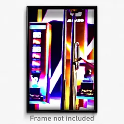 Pixel Art Poster - Ample Movie Awards (8 Bit Psychedelic Video Game Print)