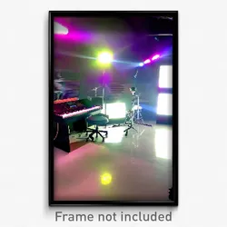 Pixel Art Poster - Normal Music Studio (8 Bit Psychedelic Video Game Print)