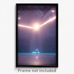 Pixel Art Poster - Infinite Hideout (8 Bit Psychedelic Trippy Video Game Print)