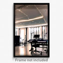 Pixel Art Poster - Magnificent Music Studio (8 Bit Psychedelic Video Game Print)
