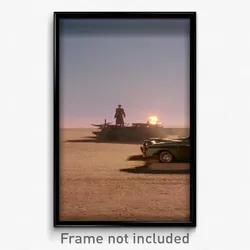 Pixel Art Poster - Classic Desolation (8 Bit Psychedelic Video Game Print)