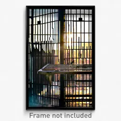 Pixel Art Poster - Cold Drying Rack (8 Bit Psychedelic Trippy Video Game Print)