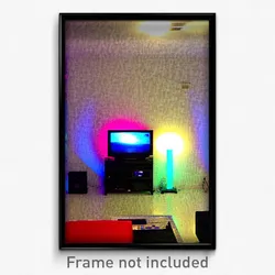 Pixel Art Poster - Normal Television (8 Bit Psychedelic Trippy Video Game Print)