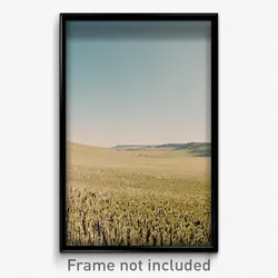 Pixel Art Poster - White Downland (8 Bit Psychedelic Trippy Video Game Print)