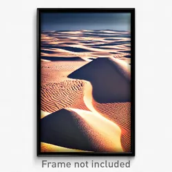 Pixel Art Poster - Nutty Sands (8 Bit Psychedelic Trippy Weird Video Game Print)
