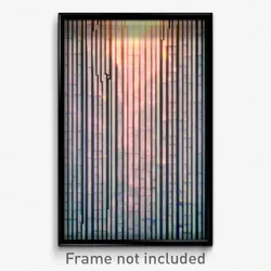 Pixel Art Poster - Tall Matrix (8 Bit Psychedelic Trippy Weird Video Game Print)