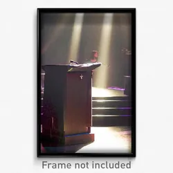 Pixel Art Poster - Clean Pulpit (8 Bit Psychedelic Trippy Video Game Print)