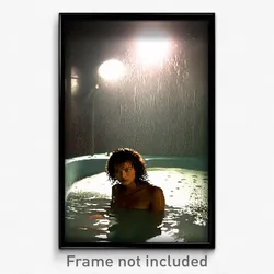 Pixel Art Poster - Damp Baths (8 Bit Psychedelic Trippy Weird Video Game Print)