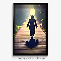 Pixel Art Poster - Wicked Path (8 Bit Psychedelic Trippy Weird Video Game Print)